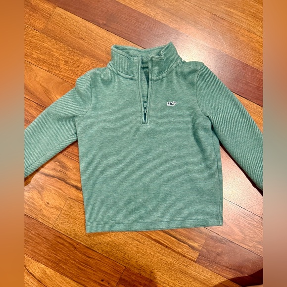 Vineyard Vines Boys Navy, Green, and Gray Saltwater Quarter-Zip Pullovers Sz 3T - Picture 3 of 16